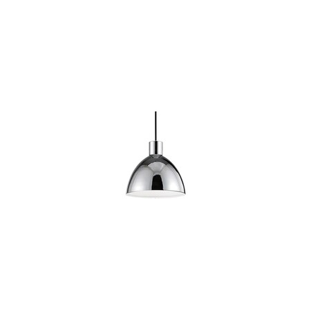 Kuzco Lighting Single Led Pendant With Heavy Plated Dome Metal Shade PD1709-CH